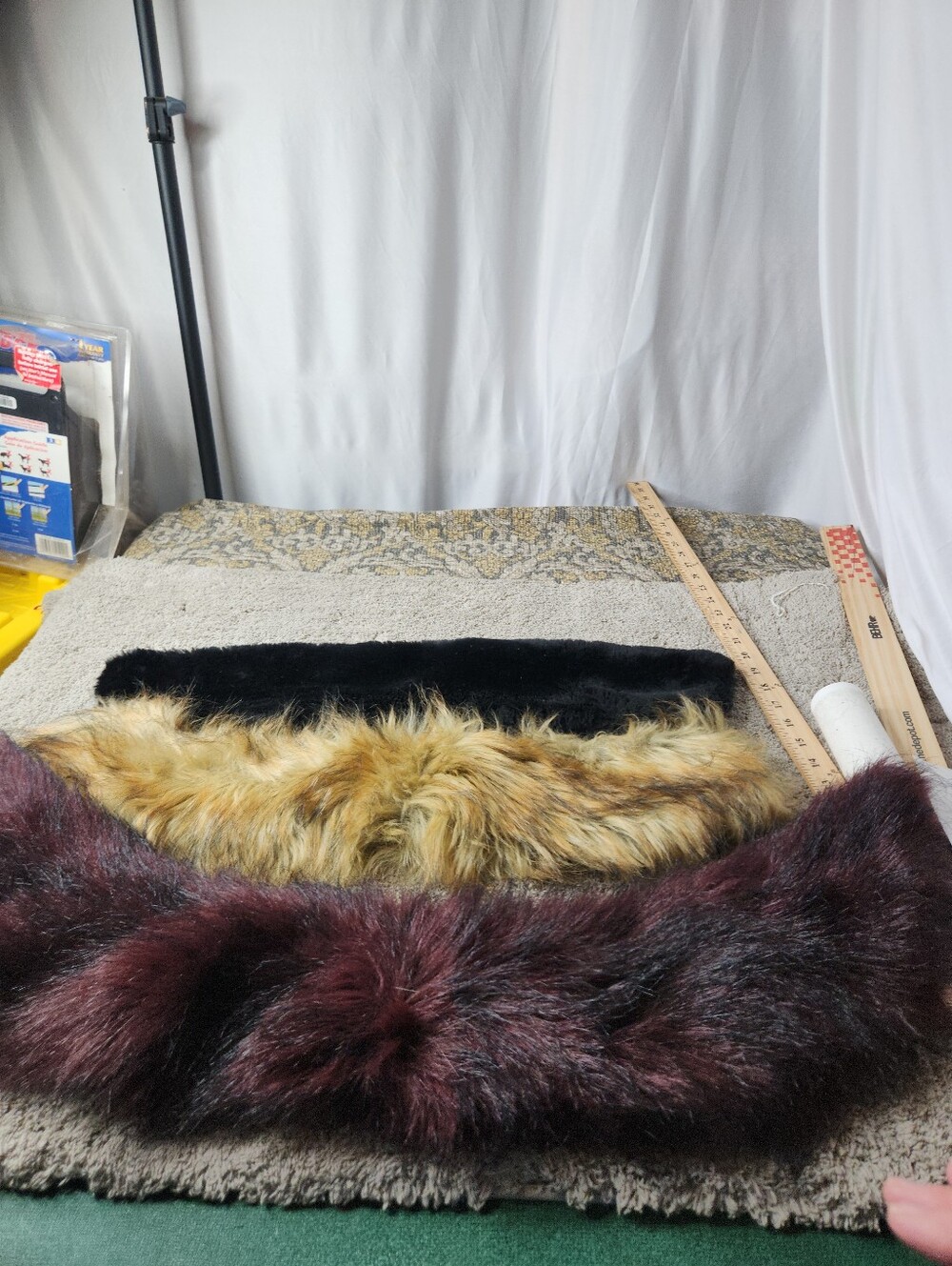 Faux Fur Detachable Collars - Set Of 3